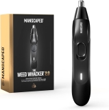 MANSCAPED Weed Whacker 2.0 Electric Nose Ear Hair Trimmer Rechargeable, Wet Dry, Precision Blade