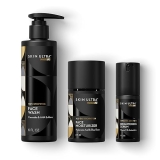 MANSCAPED Skin Ultra Mens Skincare Set with Face Wash, Moisturizer Brightening Serum