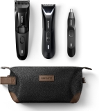 MANSCAPED Body, Beard Face Grooming Bundle 5.0 with Trimmers, Razor Toiletry Bag