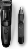 MANSCAPED Face Grooming Duo Beard Hedger Trimmer Weed Whacker 2.0 Nose Ear Trimmer
