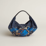 Hermes Balusoie bag bleu marine / noir