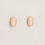 Hermes Chaine d'ancre Contour stud earrings