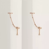 Hermes Chaine d'ancre Chaos ear climber earrings
