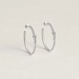 Hermes Etriviere dangle earrings, large model
