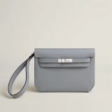 Hermes Kelly depeches 25 pouch gris Pantin