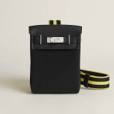 Hermes Hac a Dos PM backpack noir / noir / noir / new lime