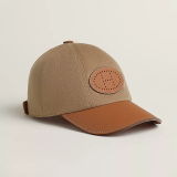 Hermes Sevres Evelyne cap biscuit / gold