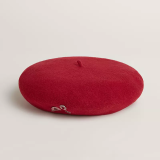 Hermes Bonnie Jump beret rouge rubis