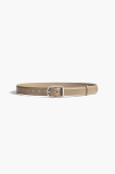 Altuzarra Classic Buckle Belt  Taupe