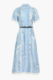Altuzarra Kieran Dress Vapor Fishnet