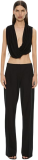 Christopher Esber Redux Wool Trouser Black