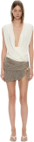 Christopher Esber Ripple Drape Top  White