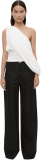 Christopher Esber Aiba Draped Jersey Tee  White