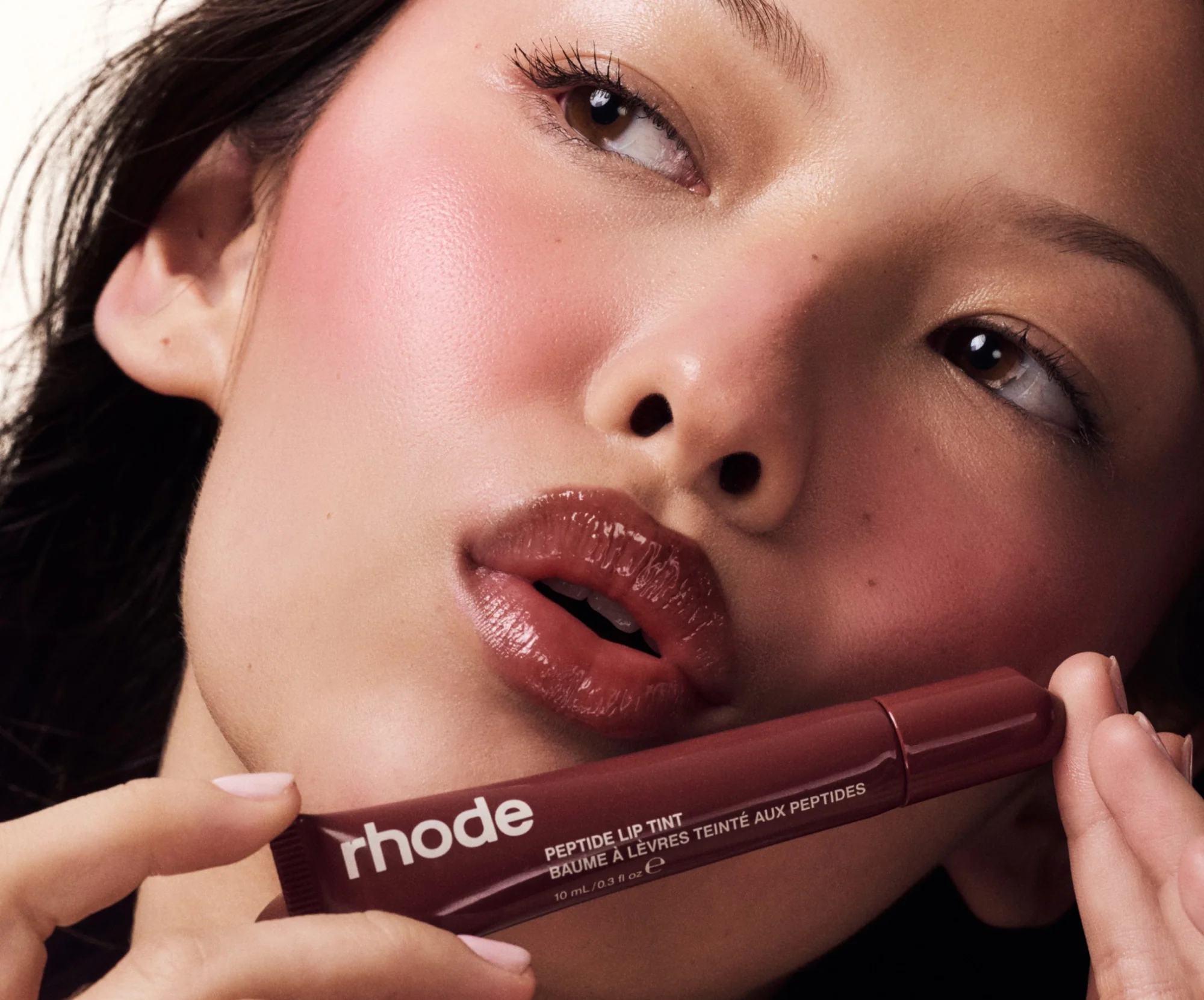 Rhode the duos Pocket Blush + Peptide Lip Tint date cake + pbj - a