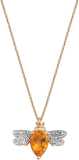 Bee Goddess Bee 14k Rose Gold Necklace, KL30340