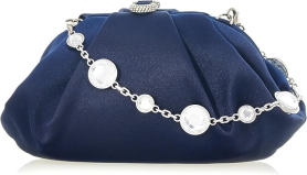 Judith Leiber Couture Gemma Crystal Clutch Navy