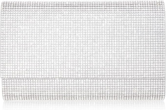 Judith Leiber Couture Fizzoni Crystal Clutch Silver