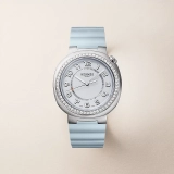 Hermès Cut watch, Large model, 36 mm bleu brume