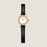 Hermes Faubourg watch, Mini model, 15 mm noir