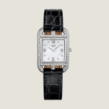 Hermes Cape Cod watch, Small model, 31 mm noir