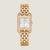 Hermes Cape Cod watch, Small model, 31 mm rose gold