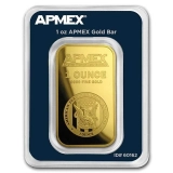 APMEX 1 oz .9999 Gold Bar by APMEX (In TEP Package)
