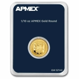 APMEX Share 1/10 oz Gold Round - APMEX (In TEP Package)