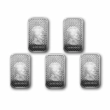 APMEX Share 1 oz Silver Bar - Buffalo - Lot of 5