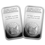 APMEX  Share 10 oz Silver Bar (Lot of 2)
