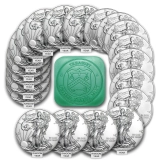 APMEX 1 oz American Silver Eagle BU (Random Year) Lot of 20