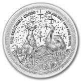 APMEX 2026 Niue 1 oz Silver Southern Cross BU (High Relief)