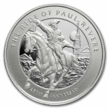 APMEX 1 oz Silver Round - 250th Anniversary of Paul Revere's Ride