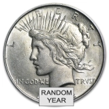 APMEX 1922-1925 Peace Silver Dollar AU (Random Year)