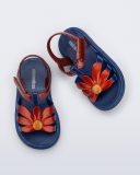Mini Melissa Hip Bloomy  Blue/Red