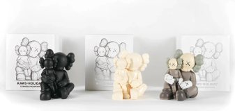 KAWS Holiday Changbai Brown White Black Limited Edition 2022 Vinyl Figure Set
