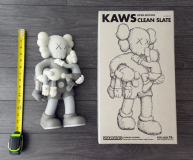KAWS Clean Slate Vinyl Figure Grey 2018 StockX Authentication W/ Box