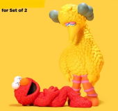 KAWS Sesame Street vinyl BIG BIRD & ELMO