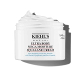 Kiehls Ultra Body Mega Moisture Squalane Cream Unscented Lightweight Lotion for Sensitive Skin