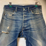 Levi's 50s Vintage Denim Pants Jeans 501XX Damage & Repair Men's Bottom