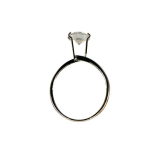 Sykessler Simulated Solitaire Display Ring – Platinum