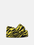 Attico Mochi black and yellow flatform