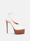 Attico Ornella white sandal