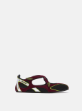 Attico Floor 01'' ballerina flat violet and black Multicolor