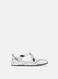 Attico Floor 01'' ballerina flat silver