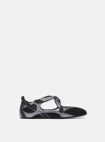 Attico Floor 01'' black ballerina flat